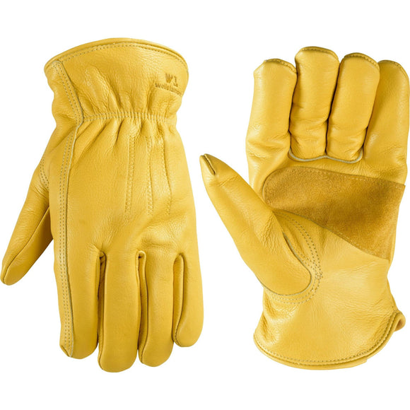 Wells Lamont Men’s Cowhide Insulated Shirred Wrist