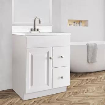 Hardware House 24-2421 White 24x21 Vanity (24