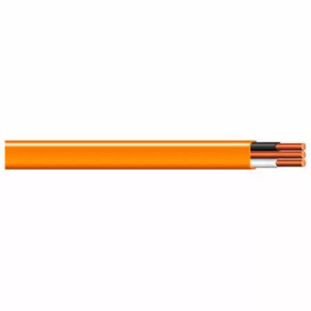 Marmon Home Improvement 25 ft. 10/2 Orange Solid CerroMax SLiPWire CU NM-B W/G Wire (25', Orange)