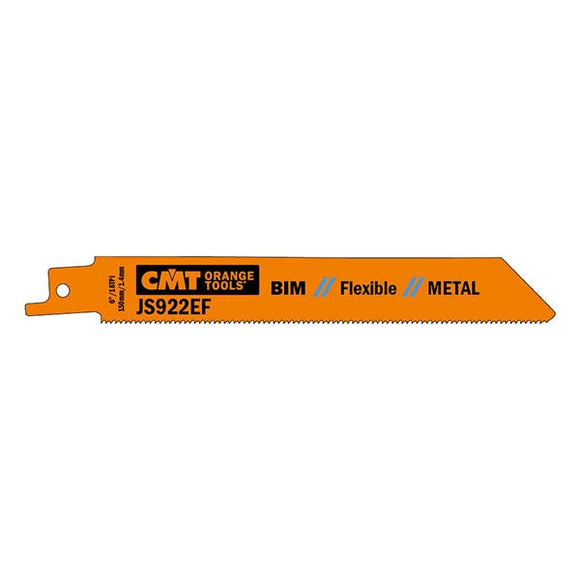 CMT Orange Tools Sabre Blade 18 TPI For Cutting Sheet Metal, Pipe And Profiles (18 TPI)