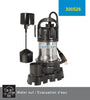 Burcam 300526 Submersible Sump Pump, 1/2 Hp (1/2 Hp)