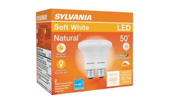 Sylvania TruWave Natural Series BR30 Light Bulb 7.5W 95CRI 5000K (Copy)