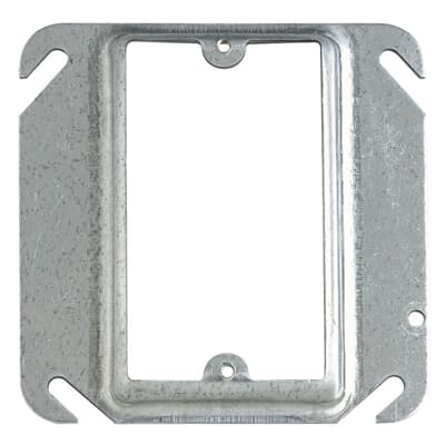 ABB Steel City Square Metal Electrical Box Flat Cover