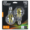 Feit Electric 100W Replacement Soft White (2700K) Glass Filament LED Enhance