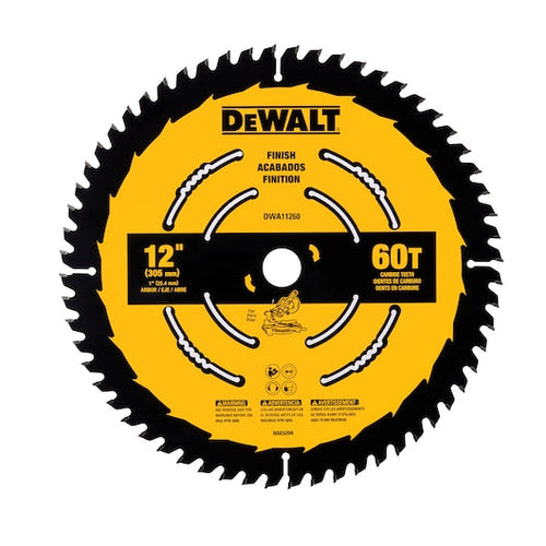 DeWalt 12 in Finish Saw Blade (60 Tooth) (12)