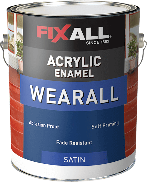 FixAll  Wearall Acrylic Enamel Satin Coast Guard Gray - 1 Gallon