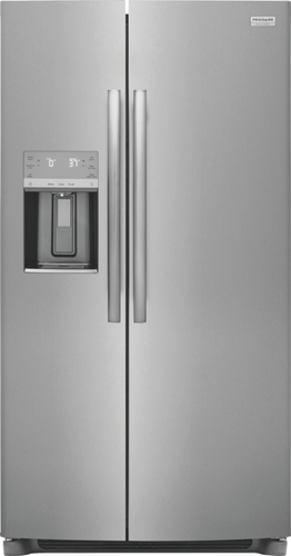 Frigidaire Gallery 25.6 Cu. Ft. 36 Standard Depth Side by Side Refrigerator Stainless Steel