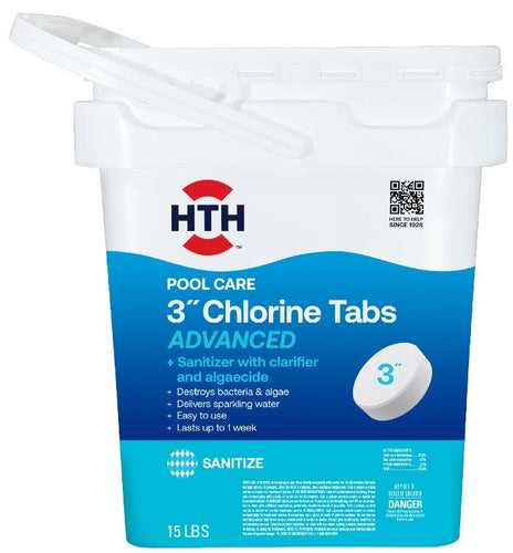 HTH™ Pool Care 3 Chlorine Tabs Advanced