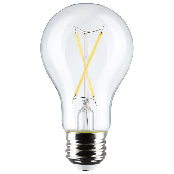 Satco Lighting S12460 5A19/CL/LED/E26/927/4PK/120V LED Clear