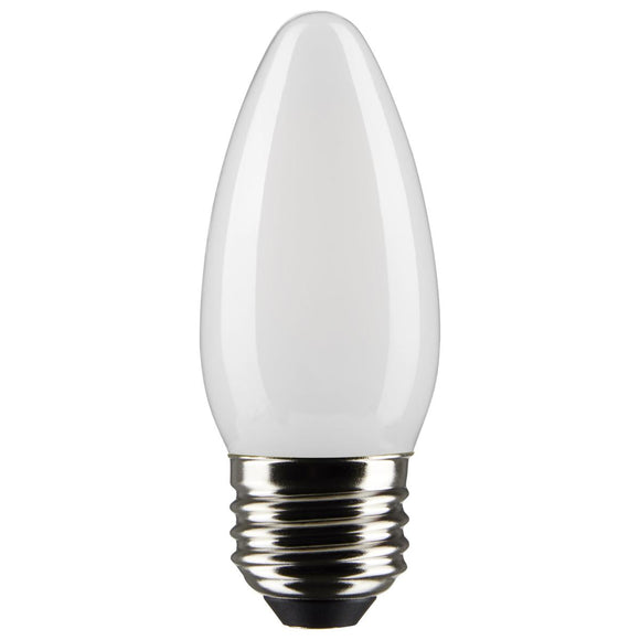 Satco Lighting S21836 4B11/LED/927/FR/120V/E26/2CD LED Frosted Bulb