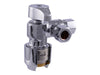 Sharkbite Max Brass Push Dual Outlet Angle Stop
