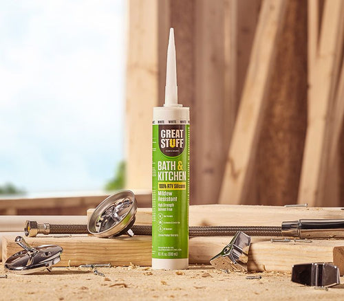 Great Stuff™ Bath & Kitchen Silicone Caulk, 10.1 Fl. Oz. Clear (10.1 Fl. Oz., Clear)