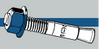Midwest Fastener TorqueMaster Blue Wedge Anchors 3/8 x 3 (3/8 x 3)