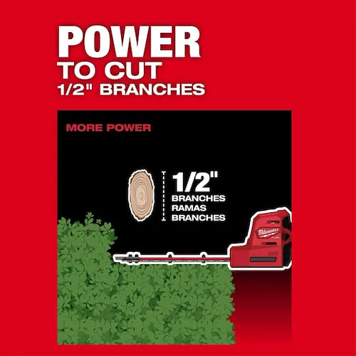 Milwaukee M12 FUEL™ 8” Hedge Trimmer (8)