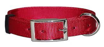 Leather Brothers No.102N Nylon Collar Red 3/4 in x 16 in (3/4 x 16 in.)