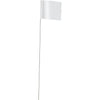 Empire 21 In. Steel Staff White Marking Flags