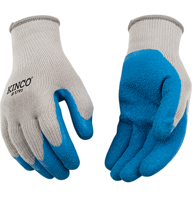 Kinco Poly-Cotton Knit Shell & Latex Palm