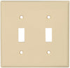 2 GANG SWITCH PLATE WHITE
