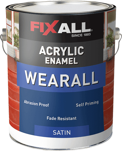 FixAll  Wearall Acrylic Enamel Satin Chestnut - 1 Gallon