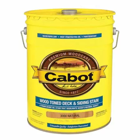 Cabot Wood Toned Deck & Siding Stain Natural 5 Gallon
