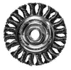 Century Drill And Tool Wire Wheel Coarse Knot 4″ Size 5/8 X 11 Arbor Safe Rpm 12.500