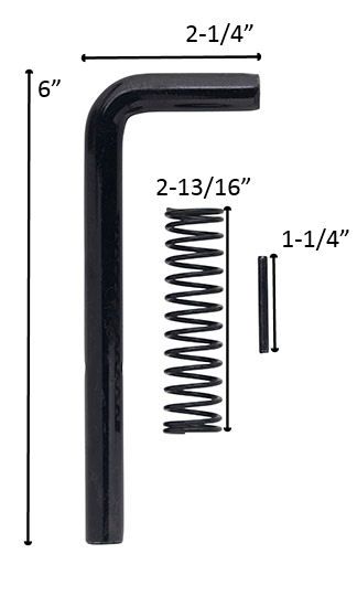 Carry-on Trailer Gate Latch Spring Repair Kit