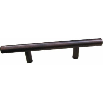 Hardware House 144384 Round Bar Pull, Classic Bronze Finish ~ 3
