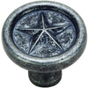 Hardware House 644336 Texas Star Cabinet Knob, Antique Pewter