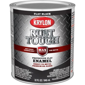 Krylon K09711008 Rtq9711 Qt Flat Black