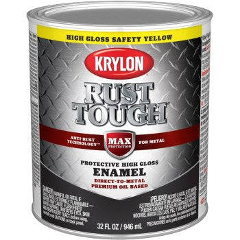 Krylon K09713008 Rtq9713 Qt Gloss Safety Yellow