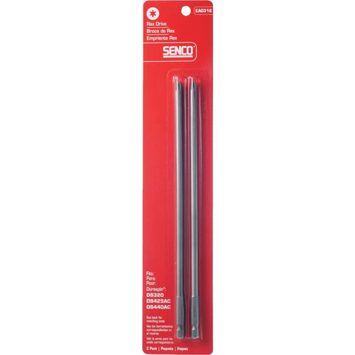 Senco DuraSpin Rex Drive, DS320, DS425AC, DS440AC Replacement Power Screwdriver Bit (2-Pack)