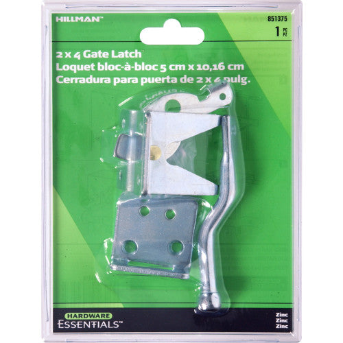 Hillman Group Hardware Essentials Self Adjustable Gate Latch Zinc