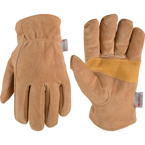 Wells Lamont Men’s Cowhide Leather Shirred Wrist