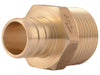 Sharkbite Brass Crimp Male Connector 3/4 in. x 1/2 in. MNPT