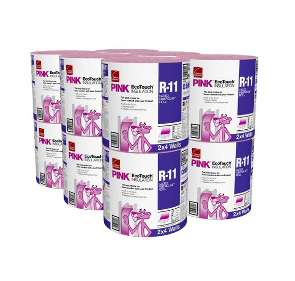 Owens Corning Eco Touch R-11 Kraft Faced Fiberglass Insulation Rolled Batt