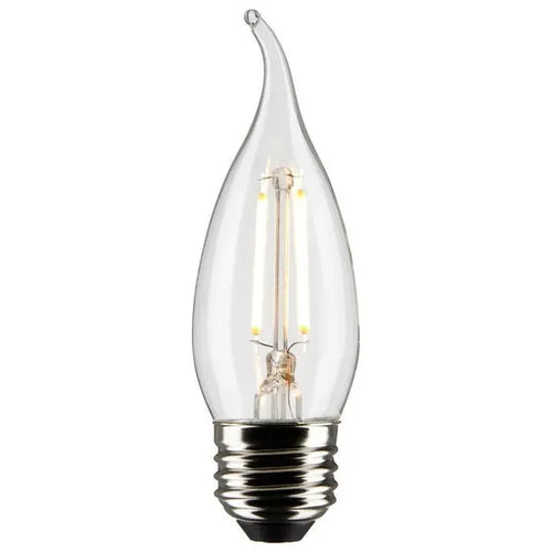 Satco S21848 3 Watt CA10 Medium Base LED Bulb