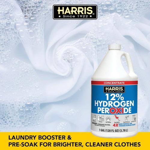 Harris 12% Concentrated Hydrogen Peroxide (128 oz)