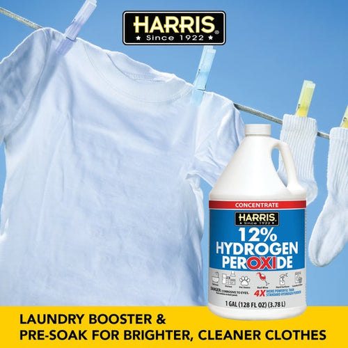 Harris 12% Concentrated Hydrogen Peroxide (128 oz)