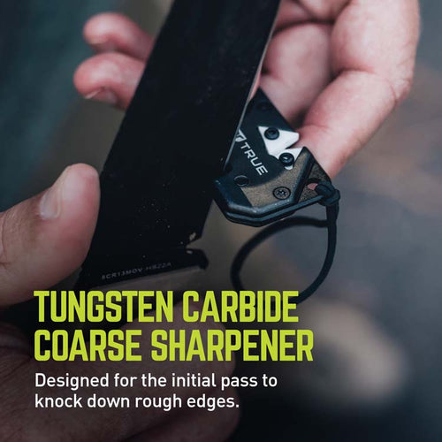 True Mycro Knife Sharpener Compact with Carbide and Ceramic Slots