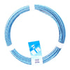 Monster Fastener 4 Strand Blue Vinyl Coated Galvanized Steel Guy Wire