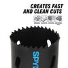 Spyder 600074CF 1-1/2 Bi-Metal Hole Saw Rapid Core Eject™