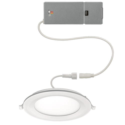 ETi Solid State Lighting 6″ LowPro Canless Direct Mount Downlight 5-CCT Color Preference® & Nightlight