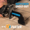 Spyder 1/16 to 3/16 Grout Removal Tool, Attachment for Reciprocating Saws Grout-Out™