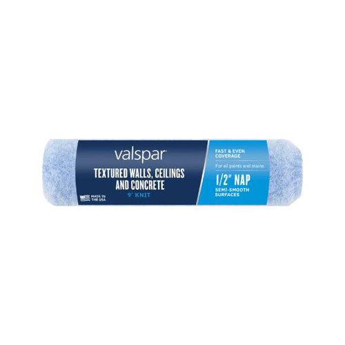 Valspar® 9-in x 1/2-in Textured Walls, Concrete and Decks Knit Roller Cover