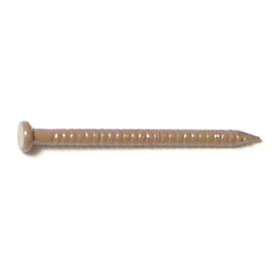 Midwest Fastener Dark Oak Brown Painted Steel Panel Flat Head Nails
