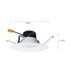 Satco S11801 9WLED/RDL/5-6/ADJ-CCT/120V
