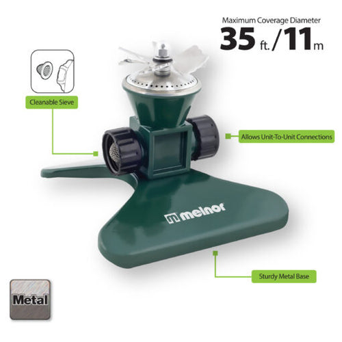Melnor Metal Square Pattern Sprinkler