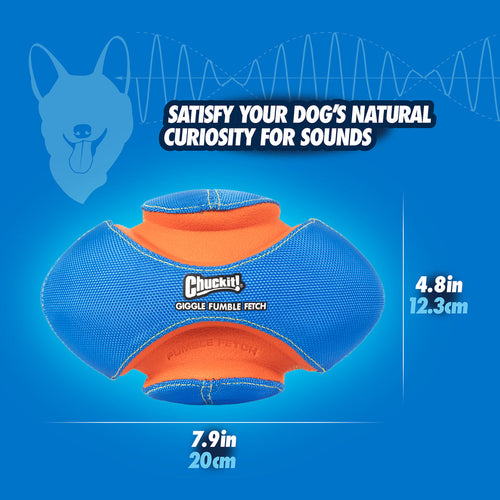 Petmate Chuckit! Giggle Fumble Fetch Dog Toy