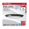 Satco Products 62-1803 7 Led Disk Light Bronze Finis