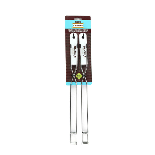 HERSHEY’S Foldable Roasting Fork with Finger-Grip Glow-in-the-Dark Handle